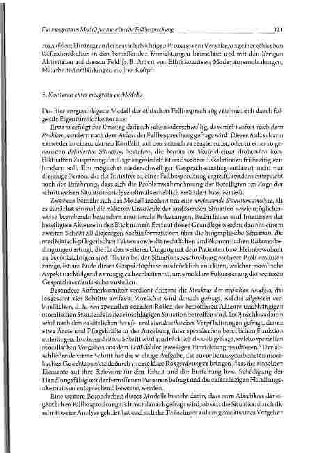 Vorschauseite 5: Ein integratives Modell für die ethische Fallbesprechung