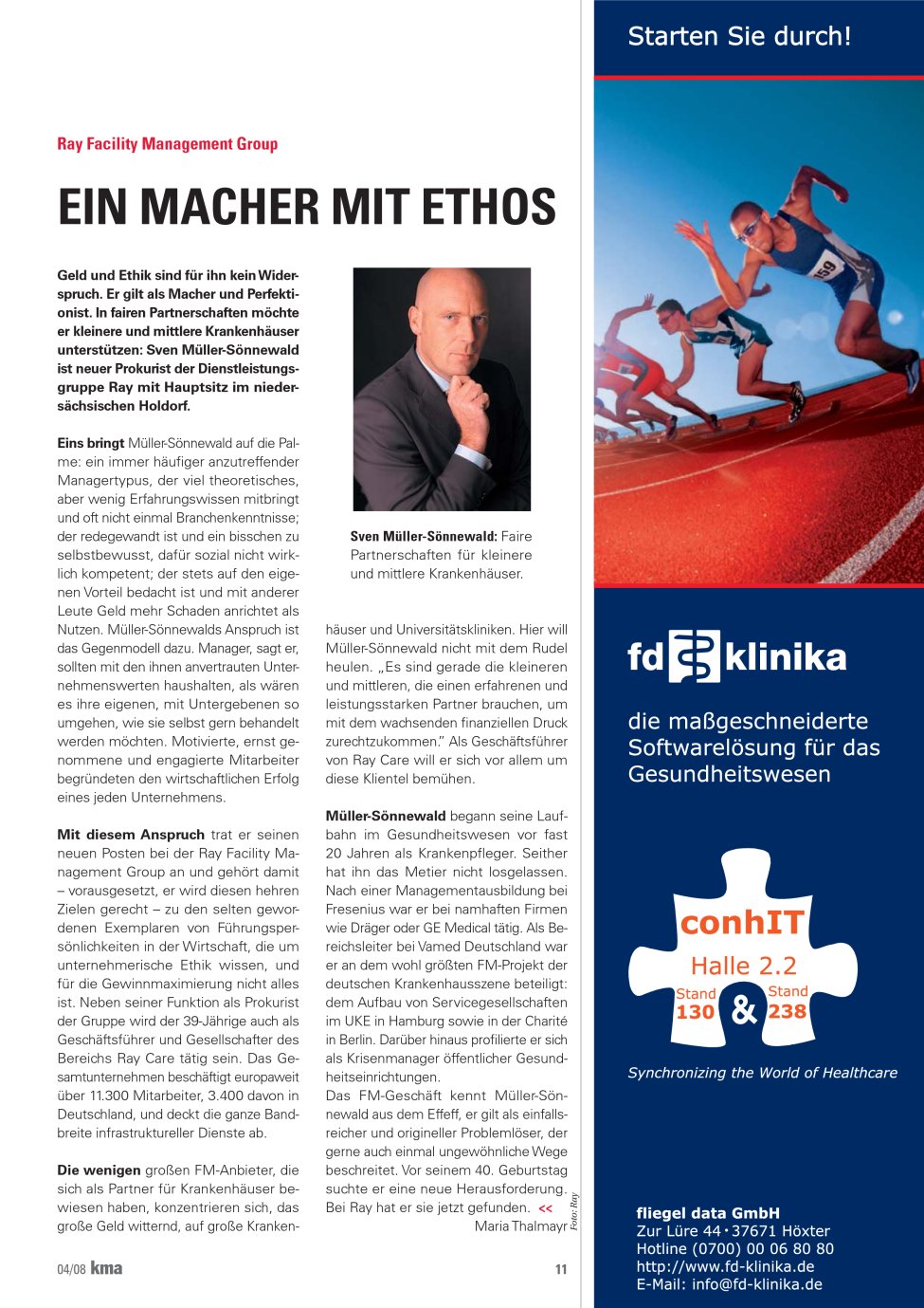 Vorschauseite 1: Ein Macher mit Ethos