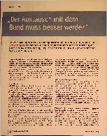 Vorschauseite 1: „Der Austausch mit dem Bund muss besser werden.“