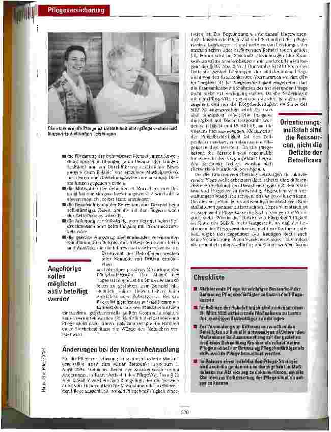 Vorschauseite 2: Aktivierende Pflege kontra Rehabilitation?