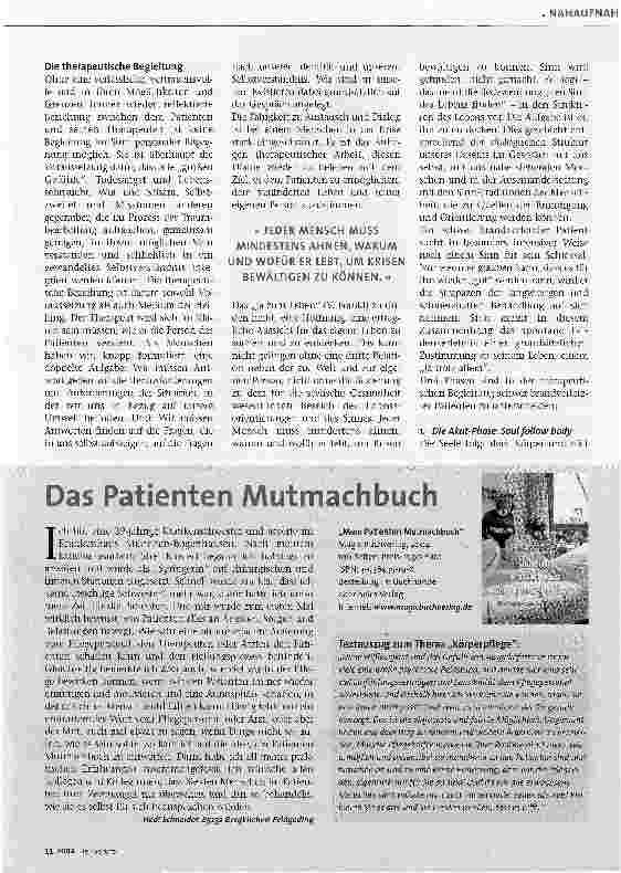 Vorschauseite 2: Feuertaufe Die seelisch-körperlichen Folgen schwerer Brandverletzungen