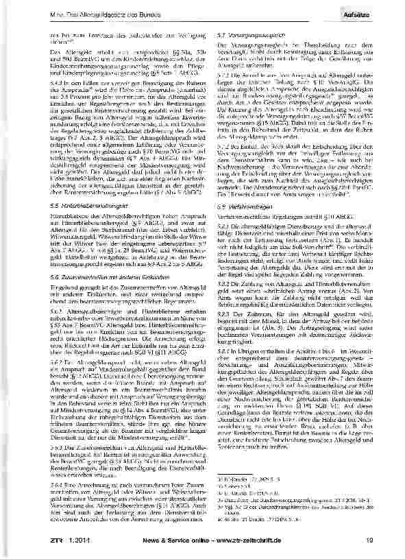 Vorschauseite 5: Das Altersgeldgesetz des Bundes Zur Versorgung von freiwillig aus dem Bundesdienstausscheidenden Beamten, Richter und Soldaten