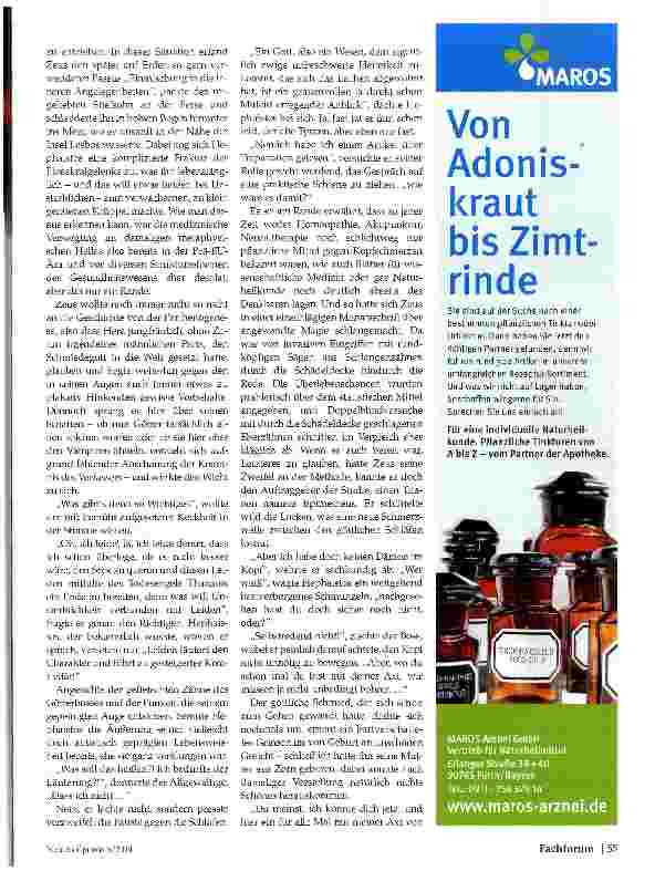 Vorschauseite 2: Zeus hat Kopfweh
