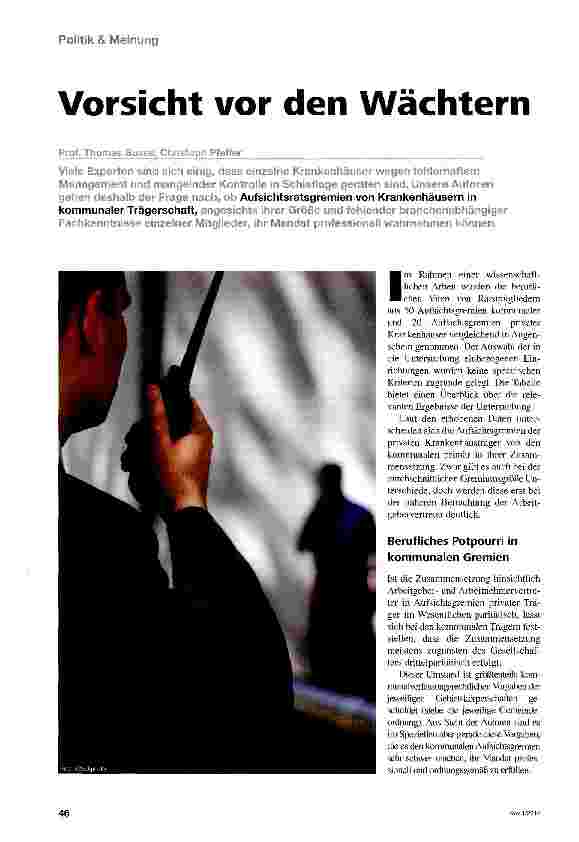 Vorschauseite 1: Vorsicht vor den Wächtern