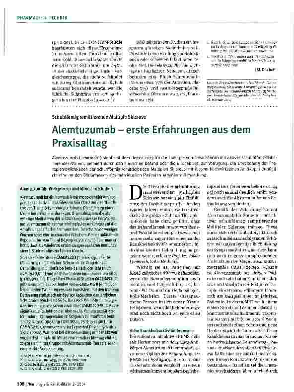 Vorschauseite 2: Basistherapie erstmals oral
