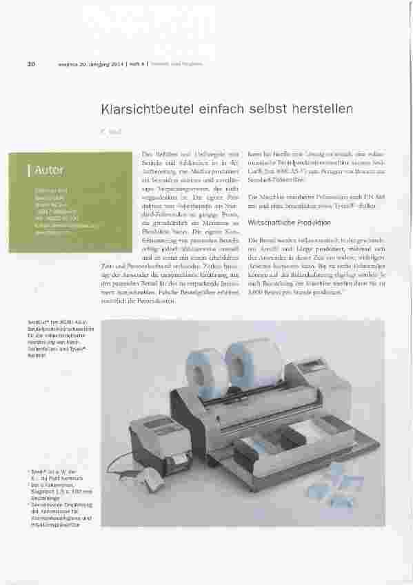Vorschauseite 1: Klarsichtbeutel einfach selbst herstellen