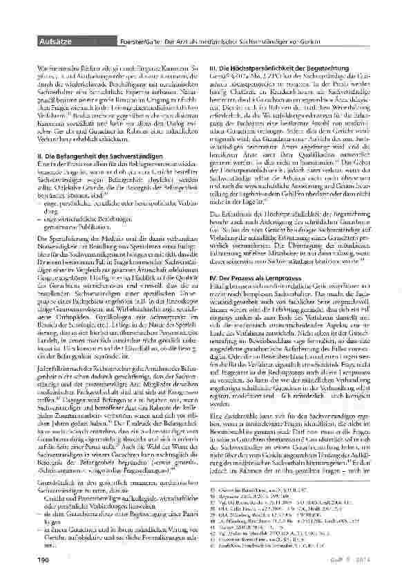Vorschauseite 4: Der Arzt als medizinischer Sachverständiger vor Gericht
