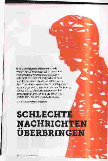 Vorschauseite 1: Schlechte Nachrichten überbringen