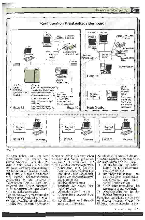 Vorschauseite 4: Client-Server-Computing Erste Erfahrungen im Kreiskrankenhaus Bernburg