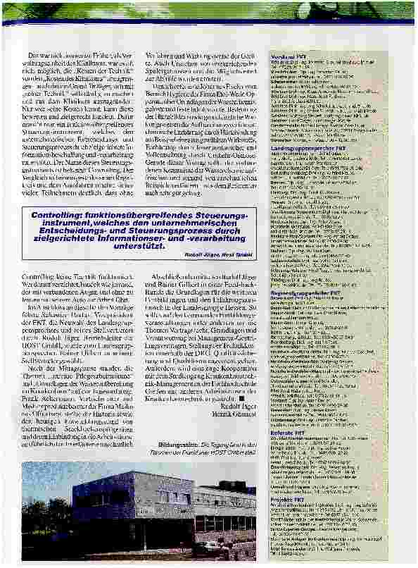 Vorschauseite 2: Kostencontrolling in der Technik