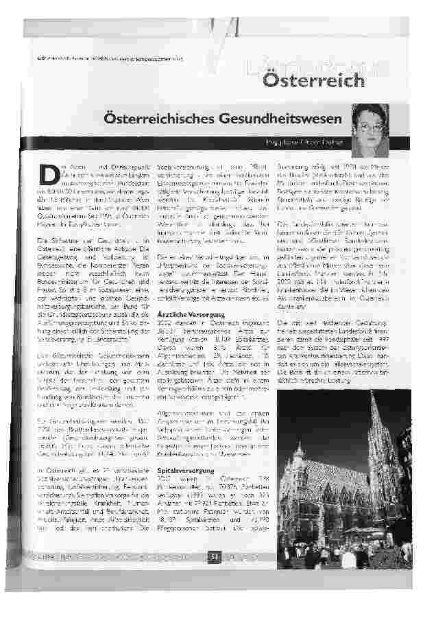 Vorschauseite 1: Österreichisches Gesundheitswesen