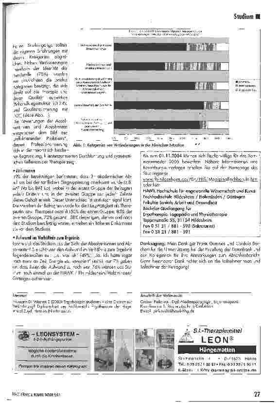 Vorschauseite 2: Was geschieht nach dem Bachelor-Studium?Erste Ergebnisse einer systematischen Fragebogenerhebung bei den Absolventinnen und Absolventen der HAWK/FH Hildesheim/Holzminden/Göttingen
