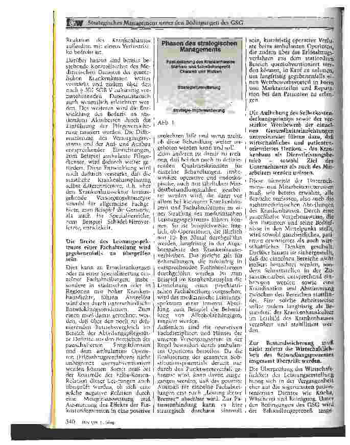 Vorschauseite 2: Strategisches Management unter den Bedingungen des GSG