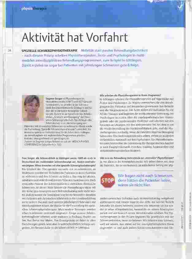 Vorschauseite 1: Aktivität hat Vorfahrt