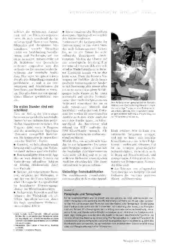 Vorschauseite 2: Ganzheitliche Rehabilitation von Querschnittgelähmten
