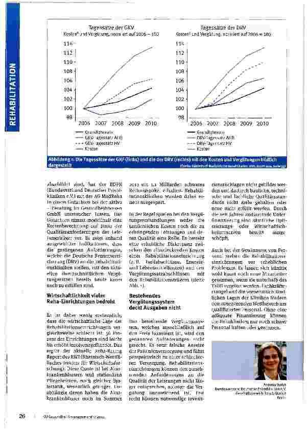 Vorschauseite 2: Neue Vergütung für die medizinische Rehabilitation