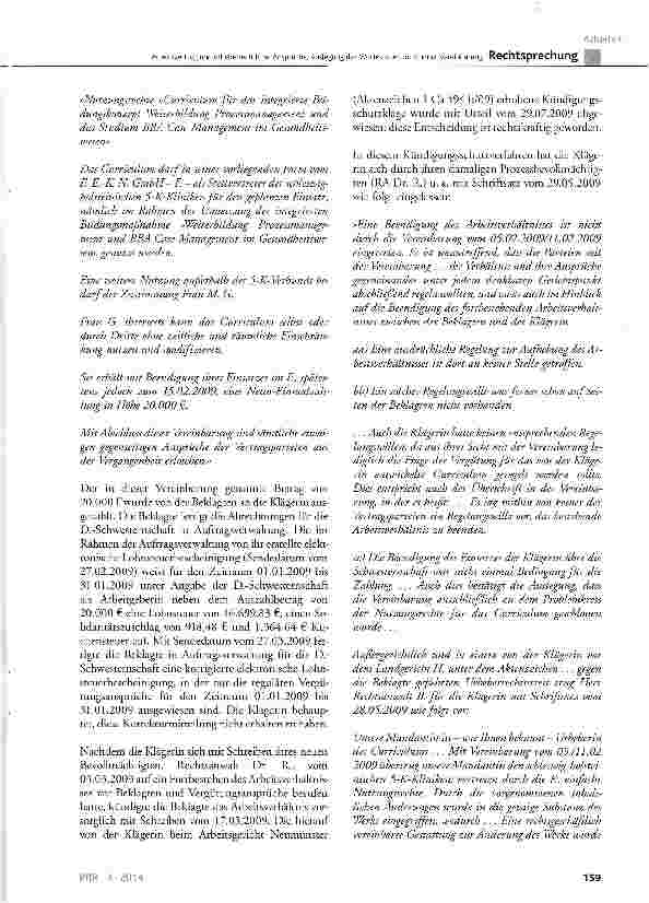 Vorschauseite 3: Arbeitsvertrag und urheberrechtliche Ansprüche, Auslegung des Wortes »netto« in einer Vereinbarung