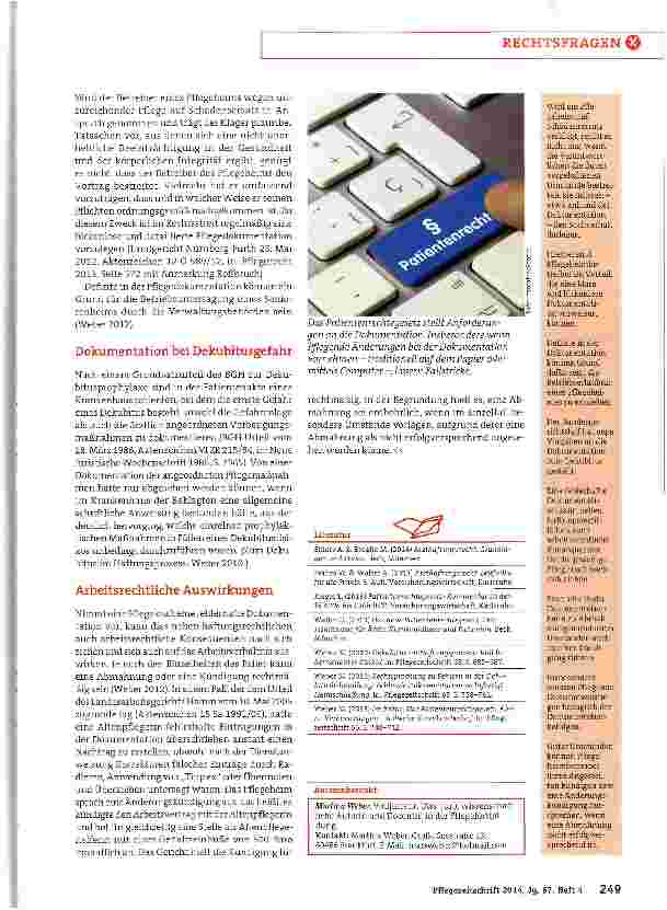 Vorschauseite 3: Vorsicht bei Änderungen