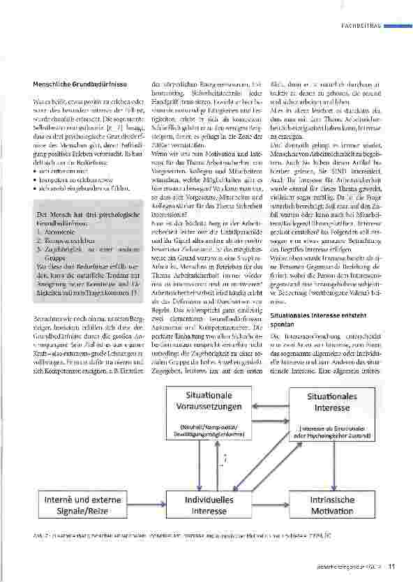 Vorschauseite 4: Interesse wecken für ArbeitssicherheitEine Expedition in die Motivationspsychologie