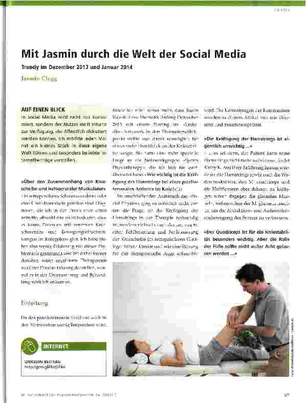 Vorschauseite 1: Mit Jasmin durch die Welt der Social Media
