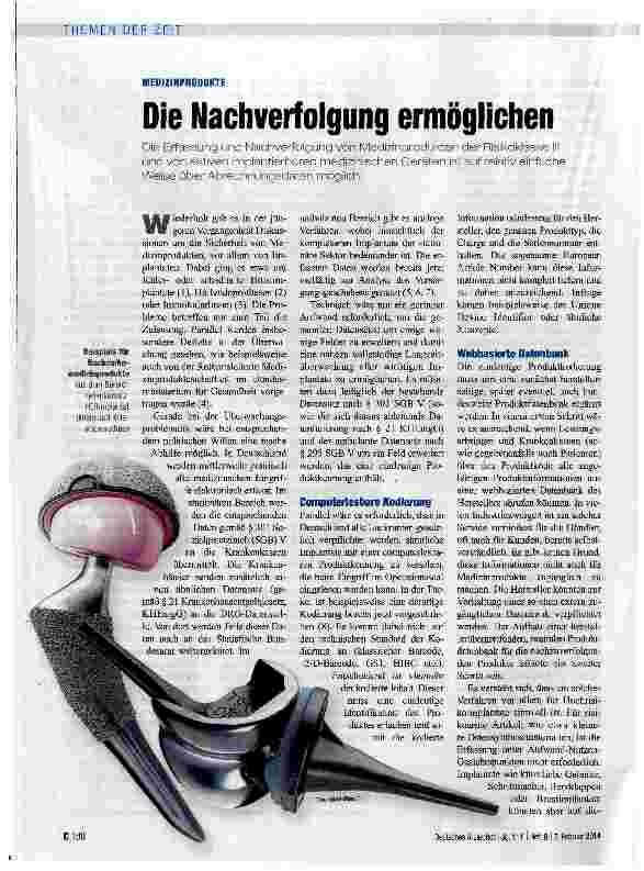 Vorschauseite 1: Die Nachverfolgung ermöglichen