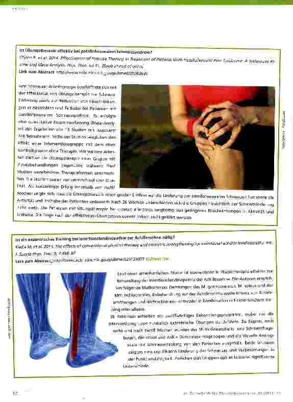 Vorschauseite 3: Evidenz-Update für die Physiotherapie