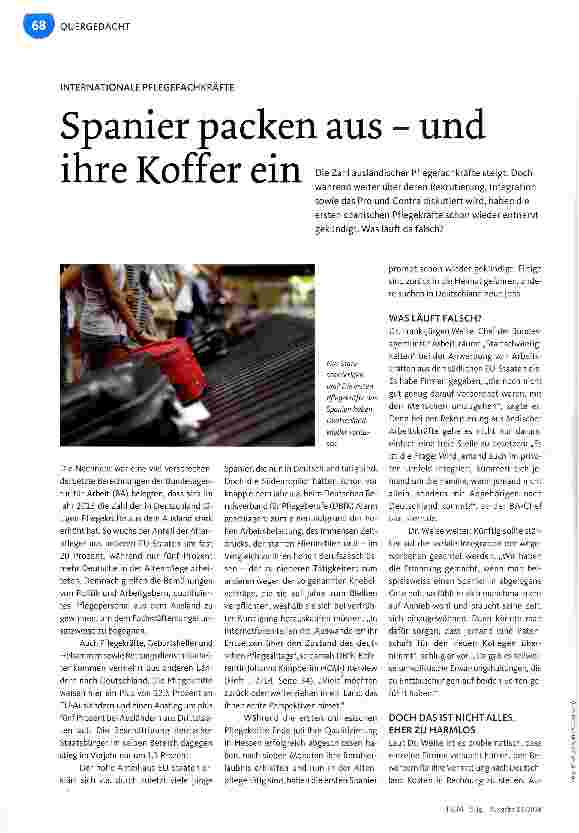 Vorschauseite 1: Spanier packen aus - und ihre Koffer ein