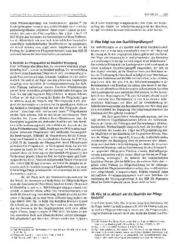 Vorschauseite 5: Wer ist für die Sicherstellung einer menschenwürdigen Pflege zuständig?