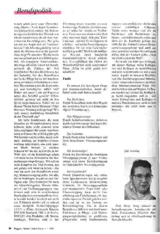 Vorschauseite 3: Festbeträge für Stomaversorgungsmittel und ihre Auswirkungen