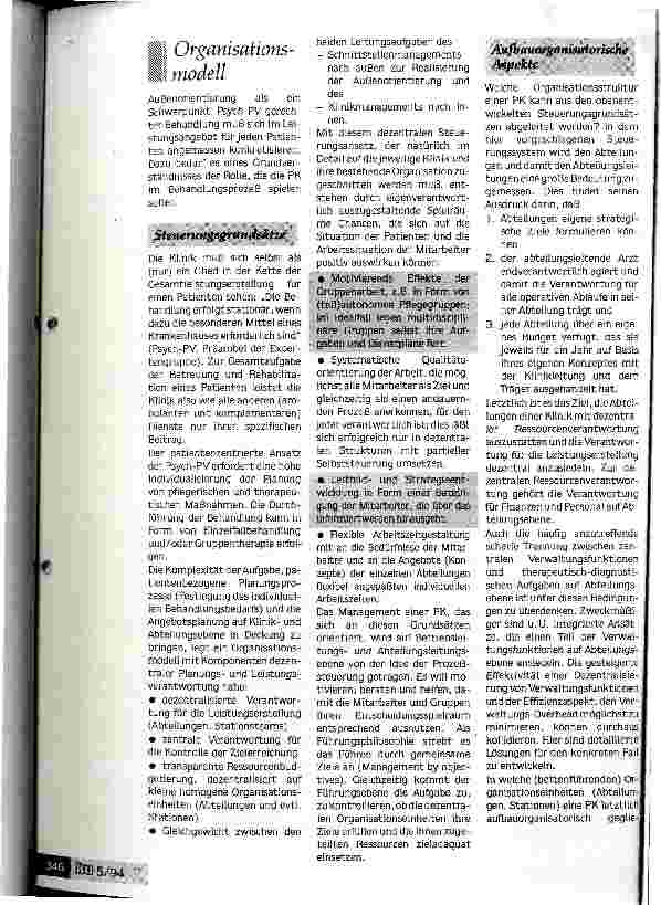 Vorschauseite 3: Option für das Management Psychiatrischer Kliniken Chancen aus GSG und Psych-PV nutzen!