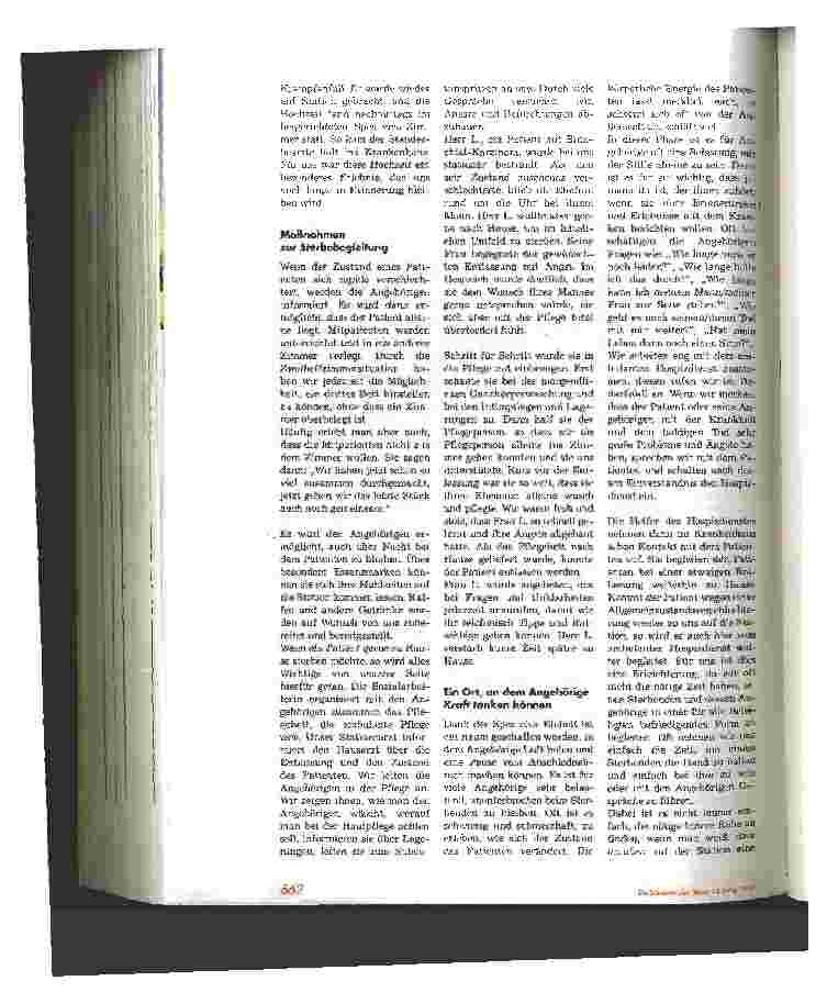 Vorschauseite 5: Spes vivo - in lebendiger Hoffnung, Stationseigenes Wohnzimmer unterstützt Begleitung von schwer kranken Menschen und ihren Angehörigen