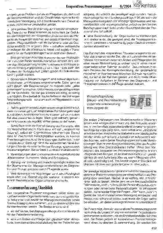 Vorschauseite 6: Kooperatives Prozessmanagement im Krankenhaus