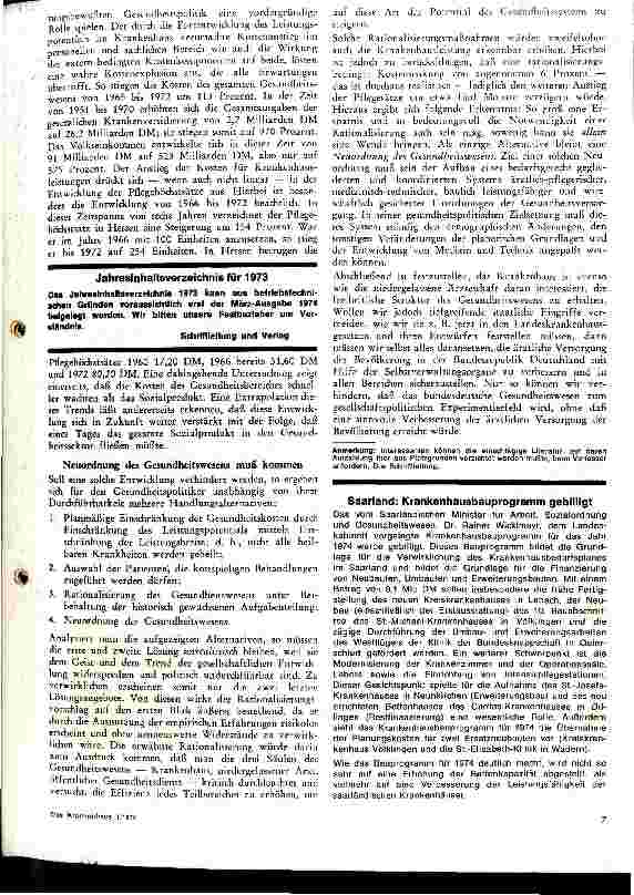 Vorschauseite 6: Krankenhaus und Gesundheitspolitik