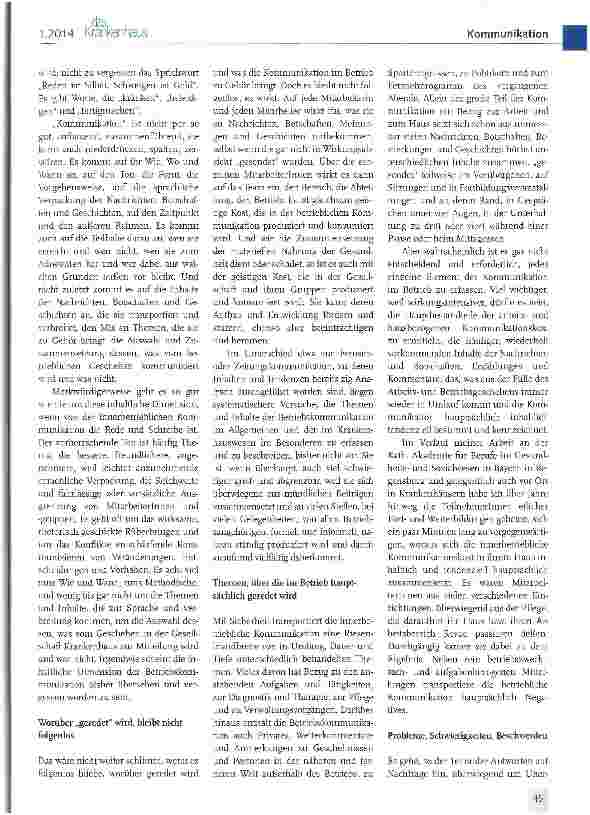 Vorschauseite 2: Innerbetriebliche Kommunikation