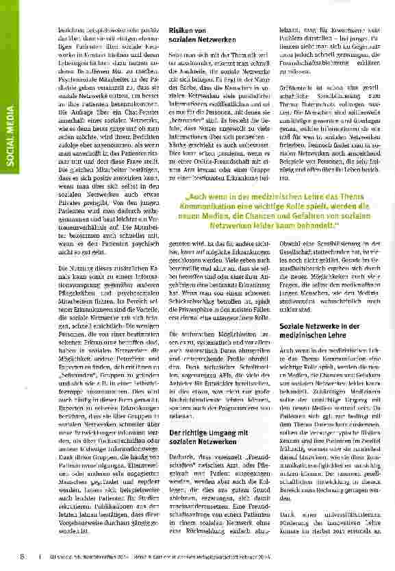 Vorschauseite 2: Soziale Netzwerke in Arzt-Patienten-Kommunikation