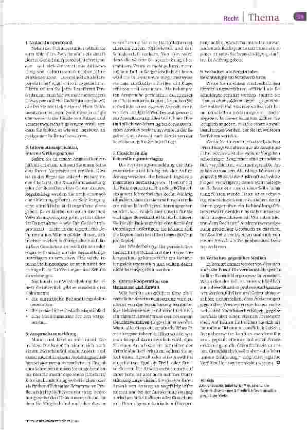 Vorschauseite 3: Der „Juristische Notfallkoffer