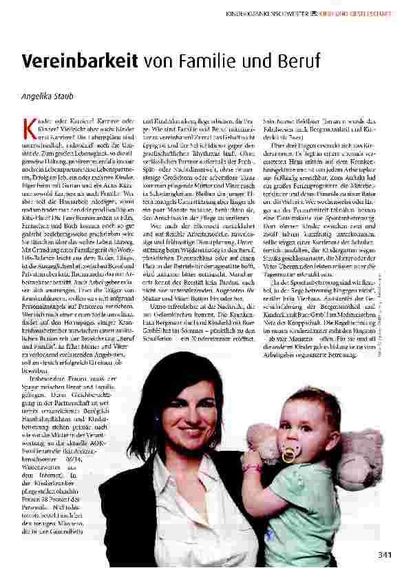 Vorschauseite 1: Vereinbarkeit von Familie und Beruf