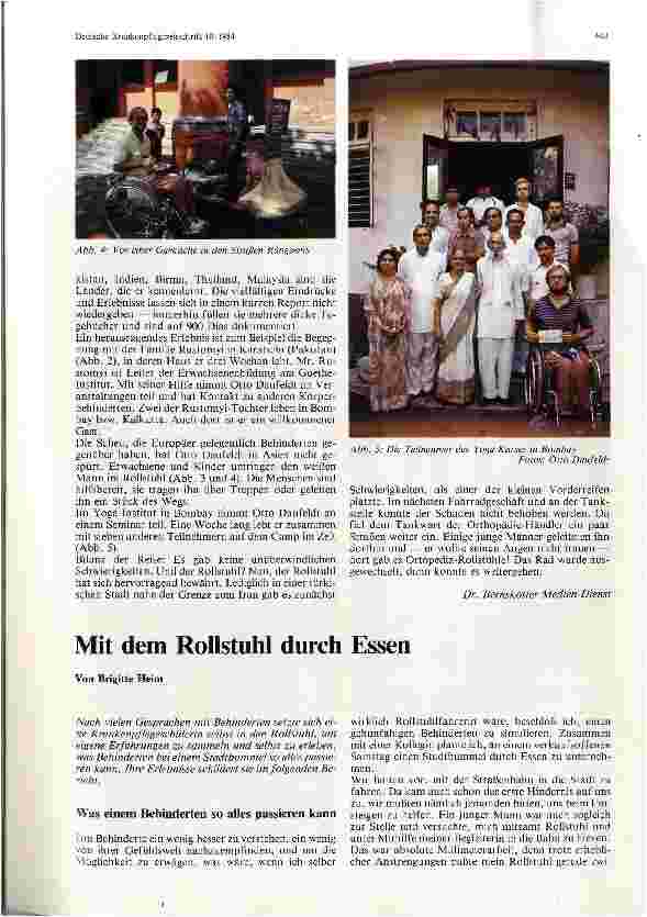 Vorschauseite 1: Mit dem Rollstuhl durch Essen