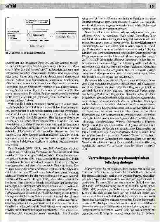 Vorschauseite 4: Theorien zum Suizid