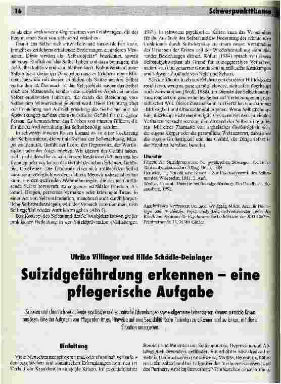 Vorschauseite 5: Theorien zum Suizid