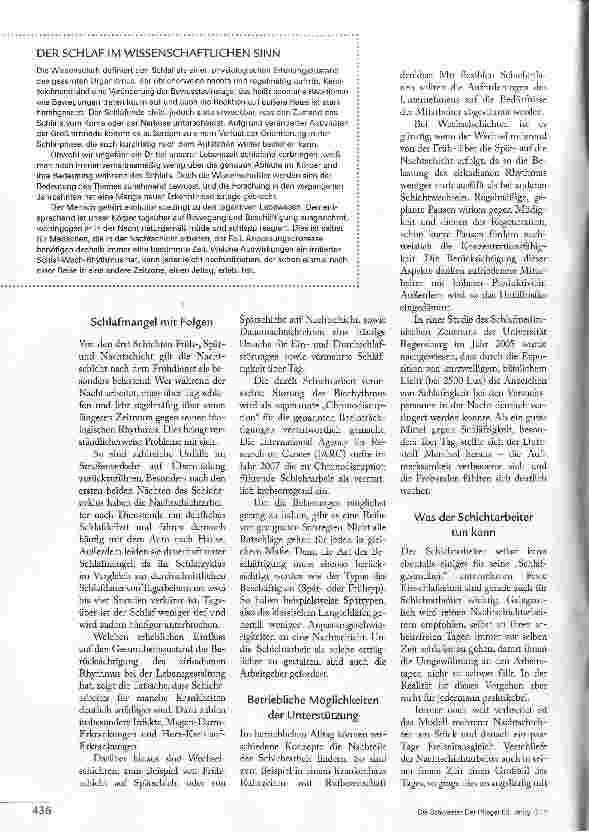 Vorschauseite 3: LEBEN GEGEN DIE INNERE UHR