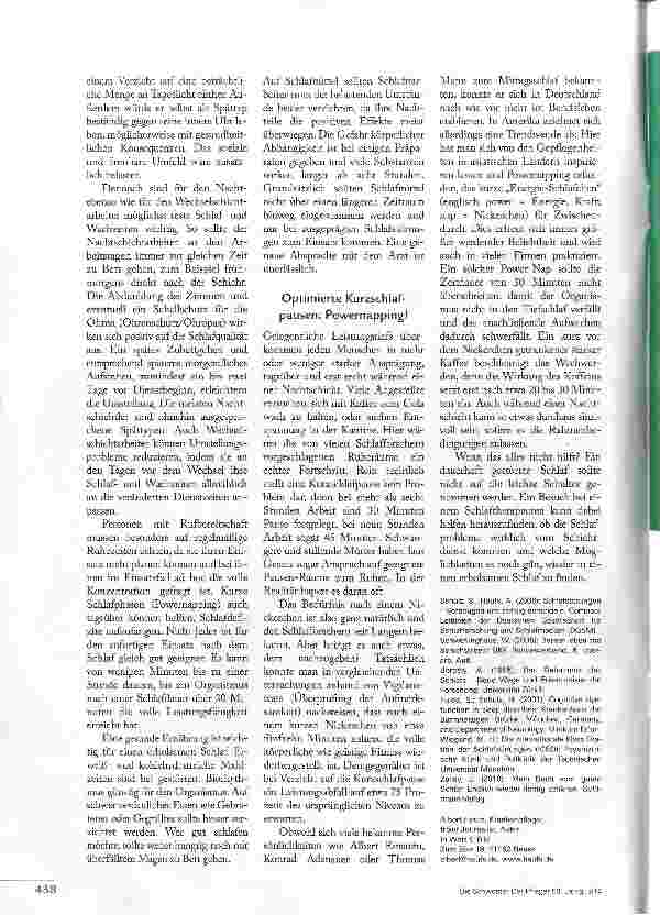 Vorschauseite 4: LEBEN GEGEN DIE INNERE UHR