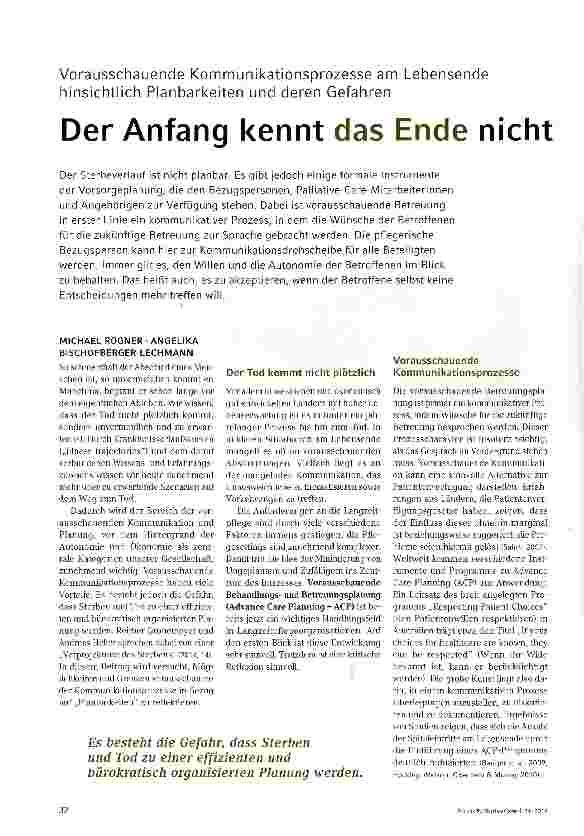 Vorschauseite 1: Der Anfang kennt das Ende nicht