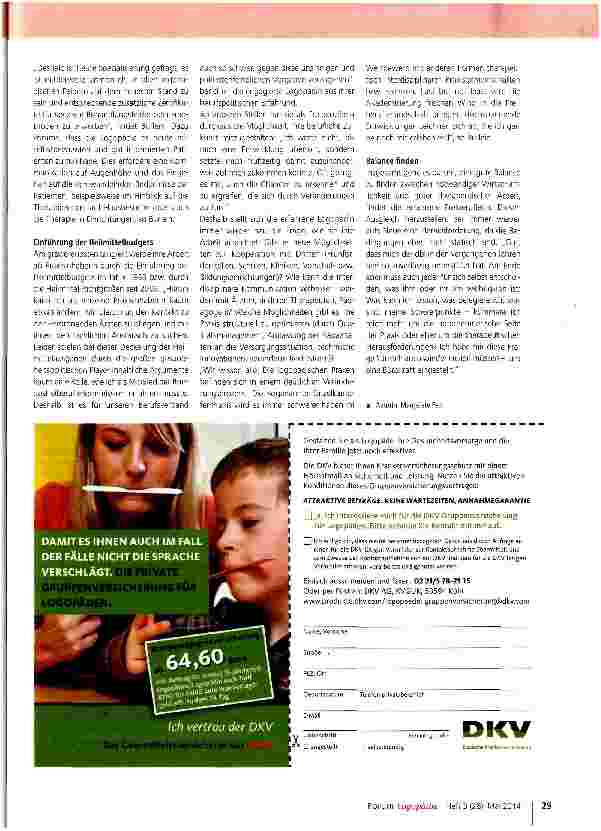 Vorschauseite 2: Logopädin in freier Praxis im Wandel der Zeit - ein Porträt
