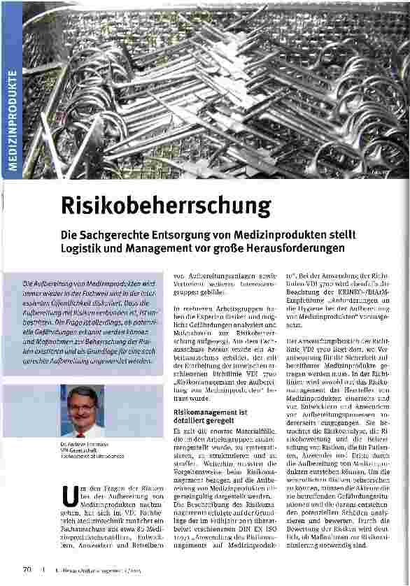 Vorschauseite 1: Risikobeherrschung