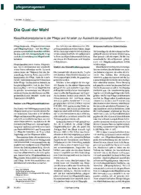 Vorschauseite 1: Die Qual der Wahl