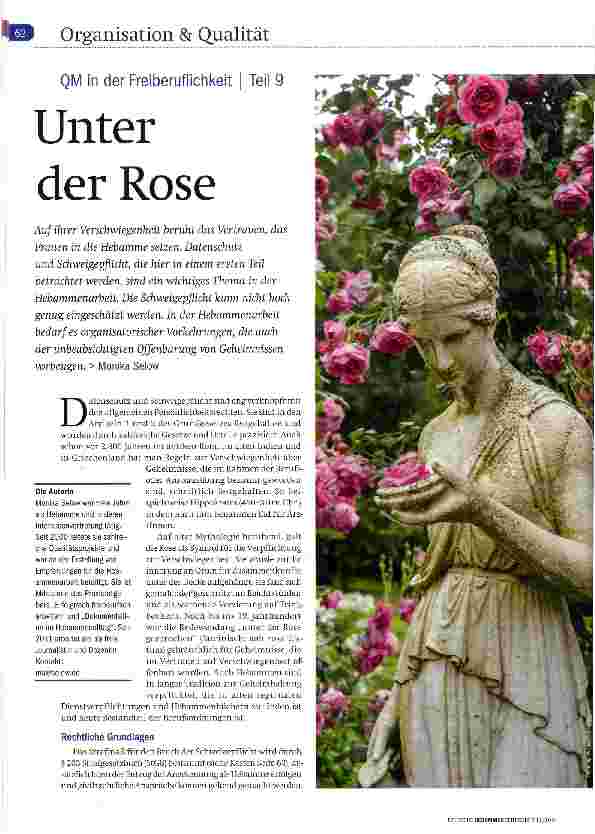 Vorschauseite 1: Unter der Rose