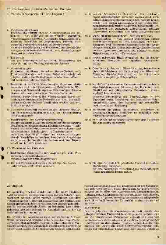 Vorschauseite 2: Wichtige Gesichtspunkte zum pflegekundlichen Unterricht