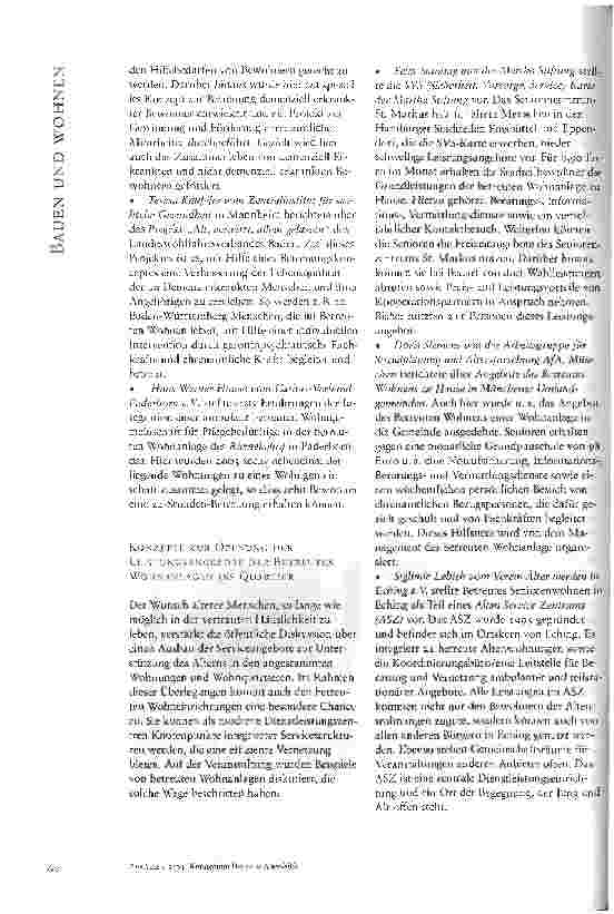 Vorschauseite 2: ZUKÜNFTIGE ANFORDERUNGEN AN DAS BETREUTE SENIORENWOHNENERFAHRUNGSAUSTAUSCH IN HAMBURG