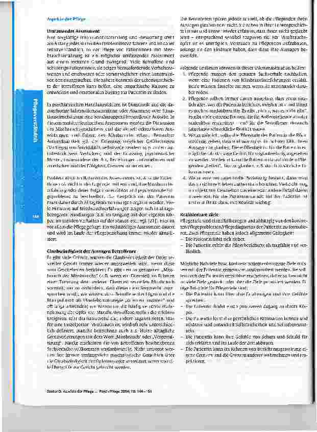 Vorschauseite 5: Aspekte der Pflege von Patientinnen mit Missbrauchserfahrungen